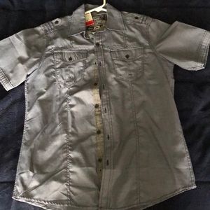 Broken Threads Button Up Short Sleeve Shirt